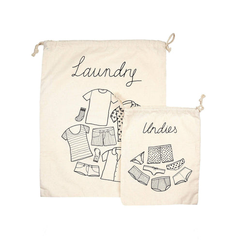 Travel Laundry Bags - Set of 2 - Boxzy